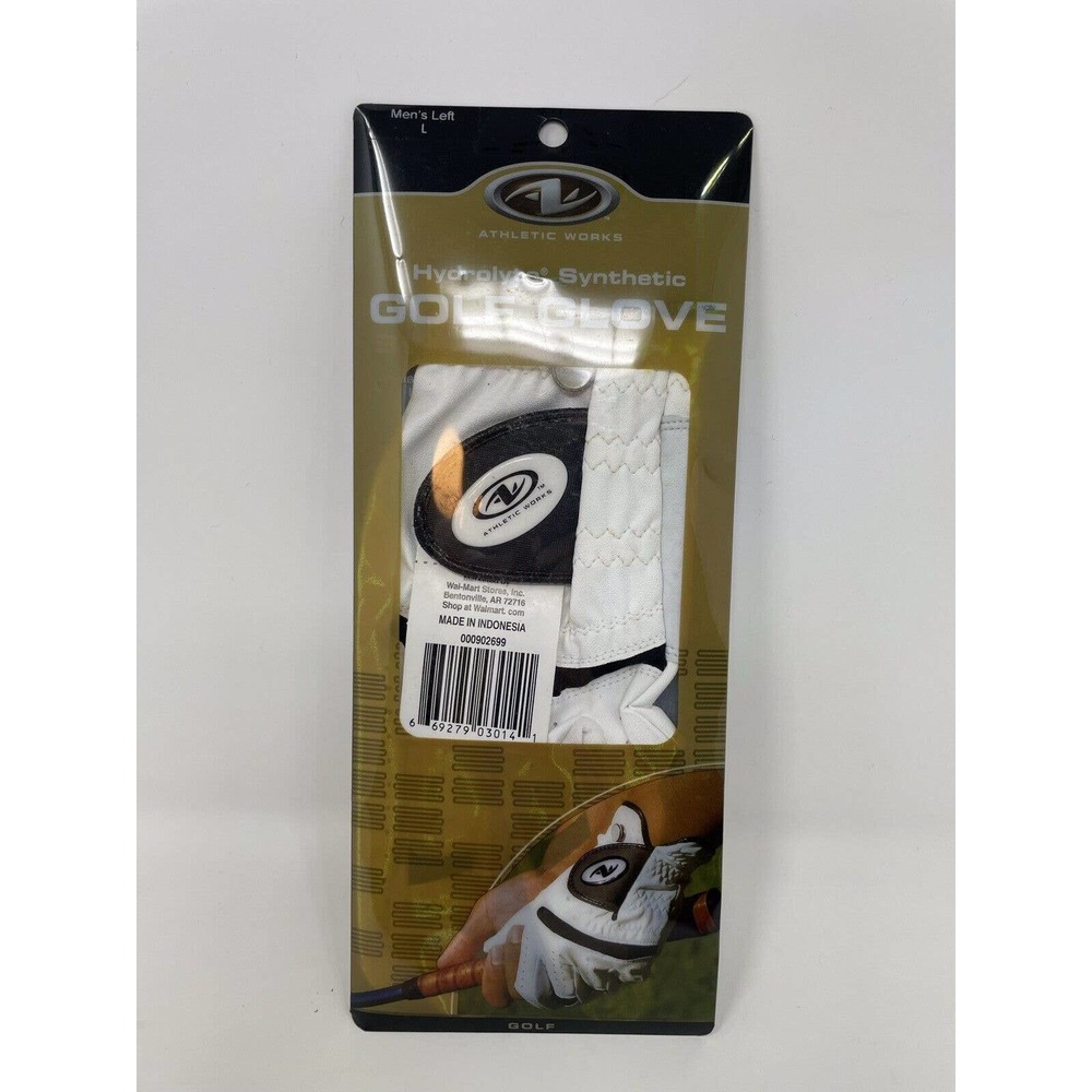 Hydrolyte Synthetic Golf Glove Athletic Works Men's Left Large NEW